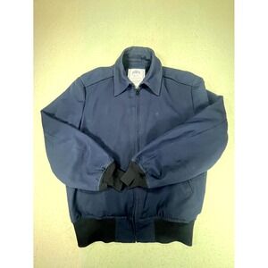 Vintage DSCP Wings Collection USAF Flight Jacket Mens 42R Navy Blue Perfect Fit